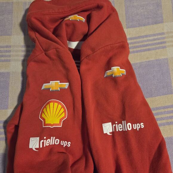 Errea Prema Racing Oeko-Tex Small Zip Up Jacket Sweatshirt Indycar Chevy Track - Picture 12 of 12